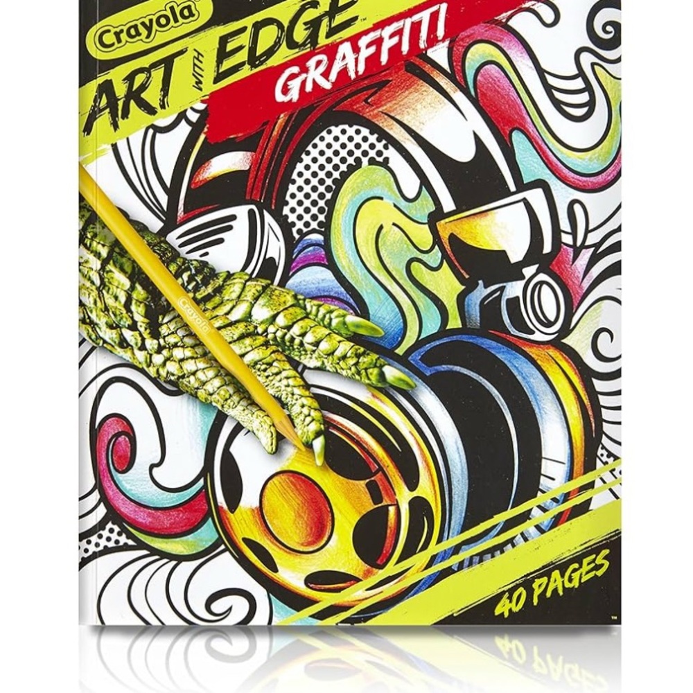 Crayola Art with Vibrant Yellow and Green
